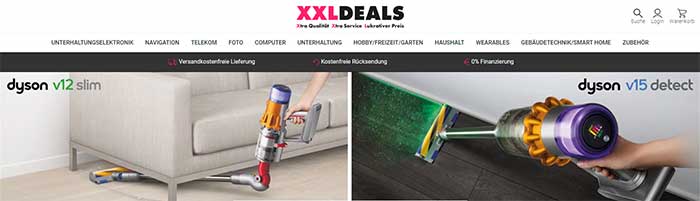 XXL-Deals Technik in extra Qualität
