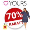 70% Yours Clothing Gutschein