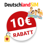 10€ DeutschlandSIM Gutschein