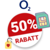 50% o2 Gutschein