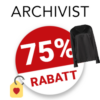75% ARCHIVIST Gutschein