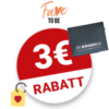 3€ FAVE TO BE Gutschein