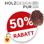 50% HolzDesignPur Gutschein