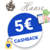 5€ Hansetextil Cashback