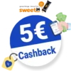 5€ Sweet24 Cashback