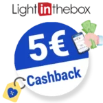 5€ Lightinthebox Cashback