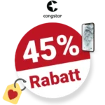 45% congstar Gutschein