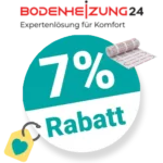 7% Bodenheizung24 Gutschein