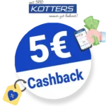 5€ Kotters Cashback