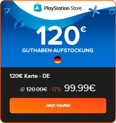 Kaufen PlayStation Store Guthaben-Aufstockung 120€ Playstation Store