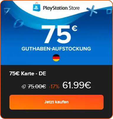 Kaufen PlayStation Store Guthaben-Aufstockung 75€ Playstation Store