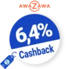6,4% Awazawa Cashback – AUF ALLES