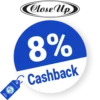 8% Close Up Rabatt – Cashback