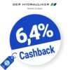 6,4% Der Hydrauliker Cashback – AUF ALLES