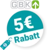5€ GBK Shop Rabatt – Newsletter