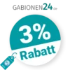 3% Gabionen24 Rabatt – Bei Vorkasse