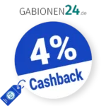 4% Gabionen24 Cashback – AUF ALLES