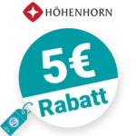 5€ Höhenhorn Rabatt – Newsletter