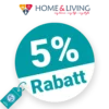 5% Home & Living Rabatt – AUF ALLES