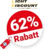 62% Lichtdiscount Rabatt – Sale