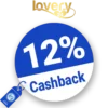 12% Lovery24 Cashback – AUF ALLES