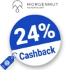 24% Morgenmut Cashback – AUF ALLES