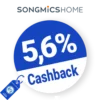 5,6% Songmics Cashback – AUF ALLES