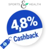 4,8% Sports & Health Cashback – AUF ALLES