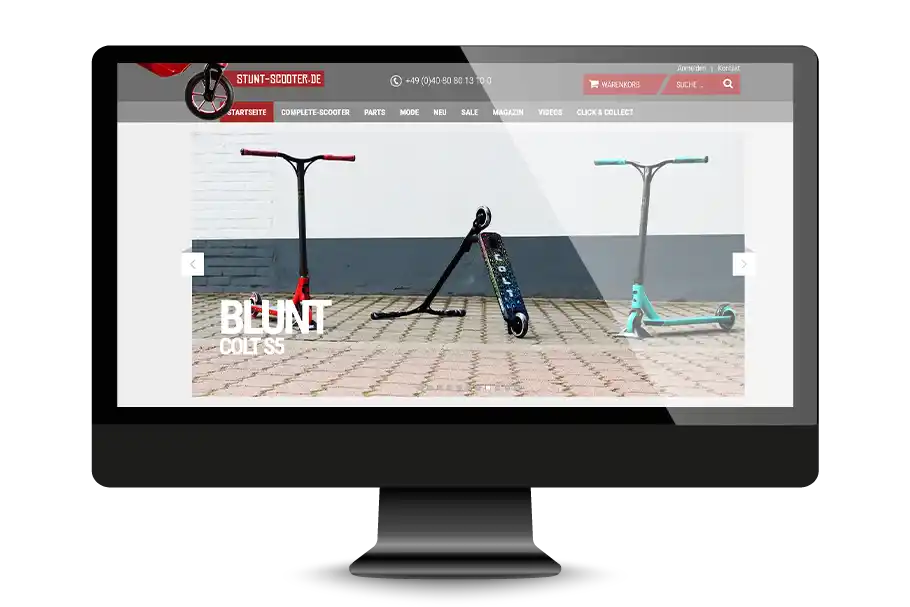 Stunt-Scooter.de Gutschein einlösen Screenhot