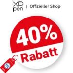 40% XPPen Rabatt – Auf ausgewählte Produkte