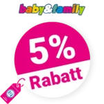 5% baby&family Gutschein – Auf Babyschalen, Kindersitze