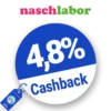 4,8% Naschlabor Rabatt – Cashback