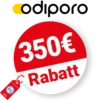 350€ Odiporo Rabatt – 360 S10 Saug- und Wischroboter