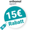 15€ Orthomol Sport Rabatt – Newsletter