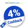 4% Ostseeflug Cashback – AUF ALLES