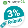 3% Zaunwelt24 Rabatt