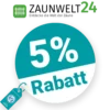 5% Zaunwelt24 Rabatt