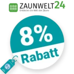 8% Zaunwelt24 Rabatt