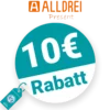 10€ ALLDREI Rabatt – Newsletter