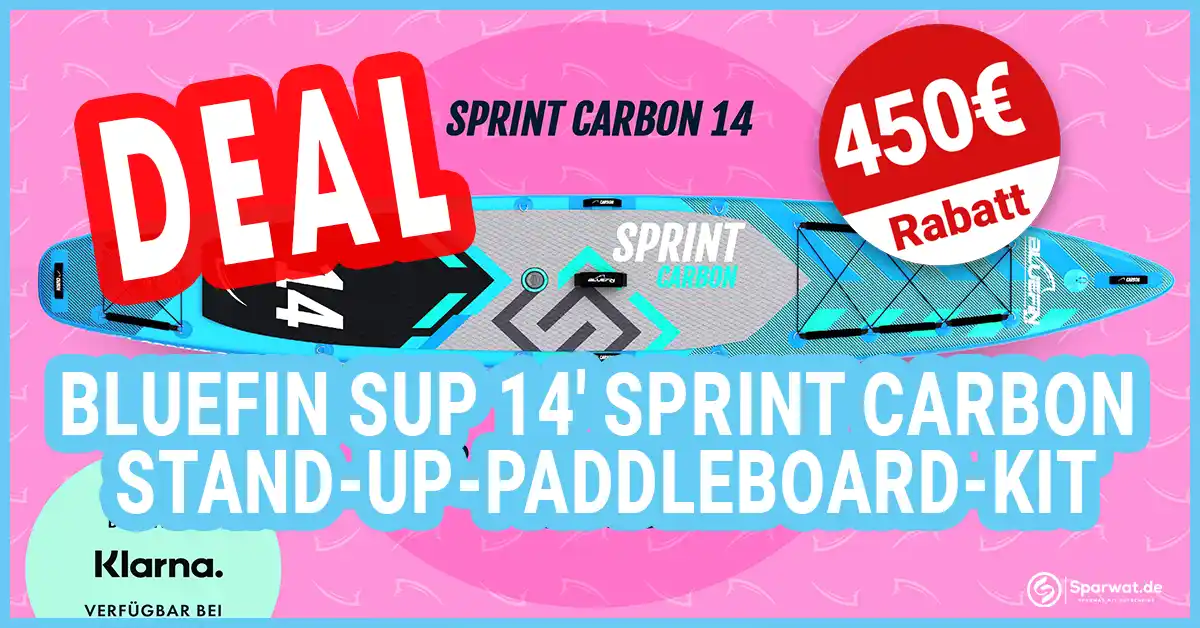 SUPBoardDeal 2024 Bluefin Sprint Carbon mit 450 € Rabatt!