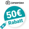 50€ Camperdays Rabatt – Newsletter