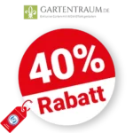 40% Gartentraum Rabatt – Sale