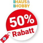 50% Haus & Hobby Rabatt – Auf ausgewählte 1+1 gratis Artikel