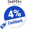 4% IWMH Cashback – AUF ALLES