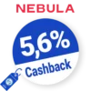 5,6% Nebula Cashback – AUF ALLES