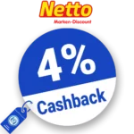 4% Netto Cashback – AUF ALLES