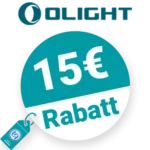 15€ Olight Rabatt – Neukunden