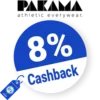 8% PAKAMA Athletics Cashback – AUF ALLES