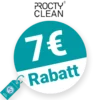 7€ ProctyClean Rabatt – Newsletter