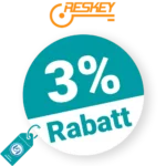 3% Reskey Rabatt – Bei Vorkasse